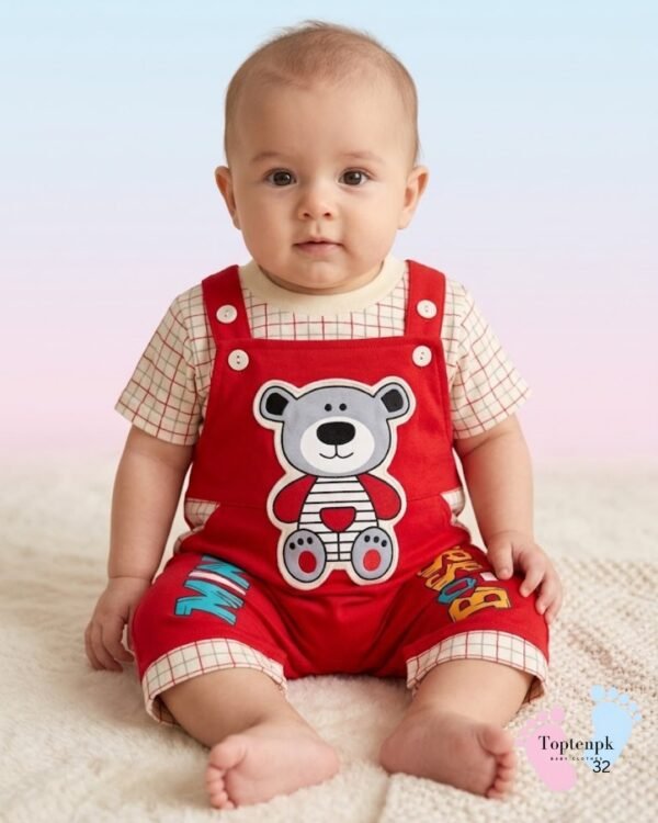 0-6 Months Baby Dungaree Set