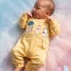 tp-birds-yellow-romper-main New Born Baby Soft Comfy Romper