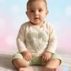 tp-good-vibes-heart-set-mint-green 0-3 Baby Comfy Trouser Shirt Set