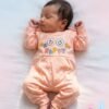 tp-happy-peach-romper-main New Born Baby Soft Comfy Romper