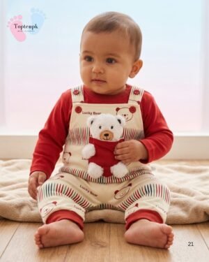 0-3 Months Baby Romper Bear Pocket Set