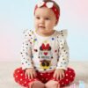 0-3 Months Baby Girl I Love Mickey
