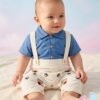 tp-suspender-shorts-set-blue 0-3 Months Baby Boy Suspender Set