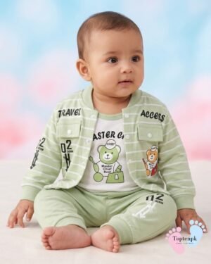 0-3 Months Baby 3 Pc Jacket Set
