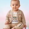 tp-wild-bear-jacket-set-beige Baby Wild Bear 3-Piece Jacket Set