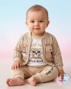 Baby Wild Bear 3-Piece Jacket Set
