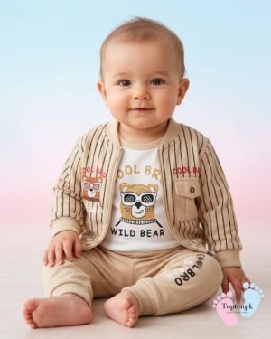 Baby Wild Bear 3-Piece Jacket Set