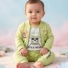 tp-wild-bear-jacket-set-green Baby Wild Bear 3-Piece Jacket Set
